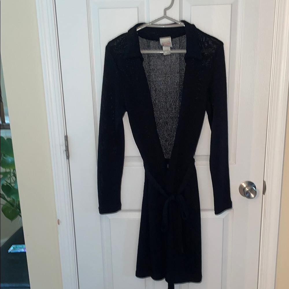 Black Long Sleeve Cardigan